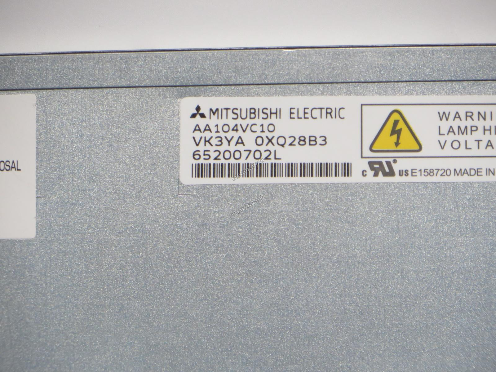 AA104VC10 Mitsubishi 10,4" a-Si TFT-LCD Painel usado 