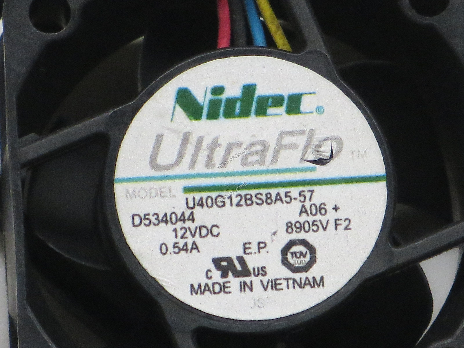 NIDEC U40G12BS8A5-57 12V 0.54A 4 wires Cooling Fan 