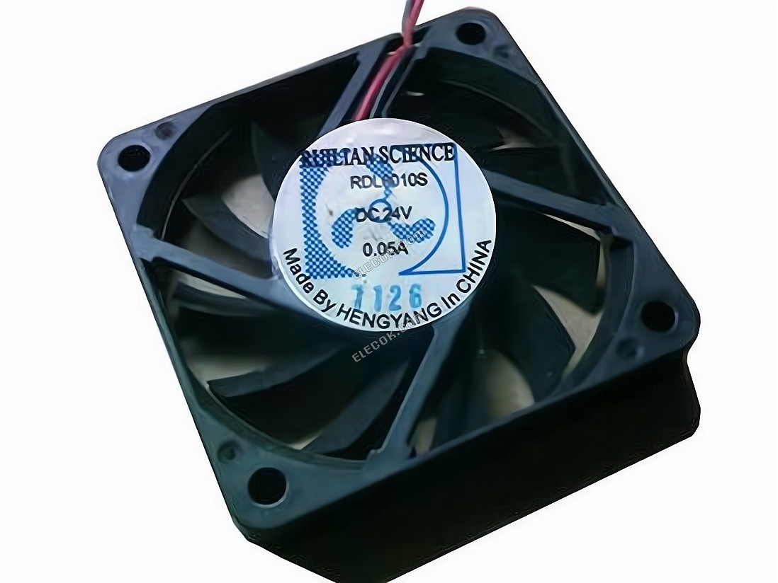 RUILIAN / HENG YANG RDL6010S Server - Square Fan sq60x60x10, 2-wire, 24V 0.05A 