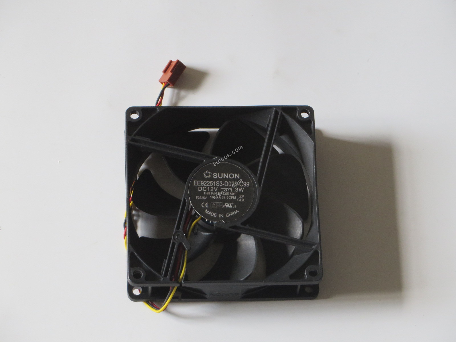SUNON EE92251S3-D020-C99 12V 1,3W 3fios Ventoinha 