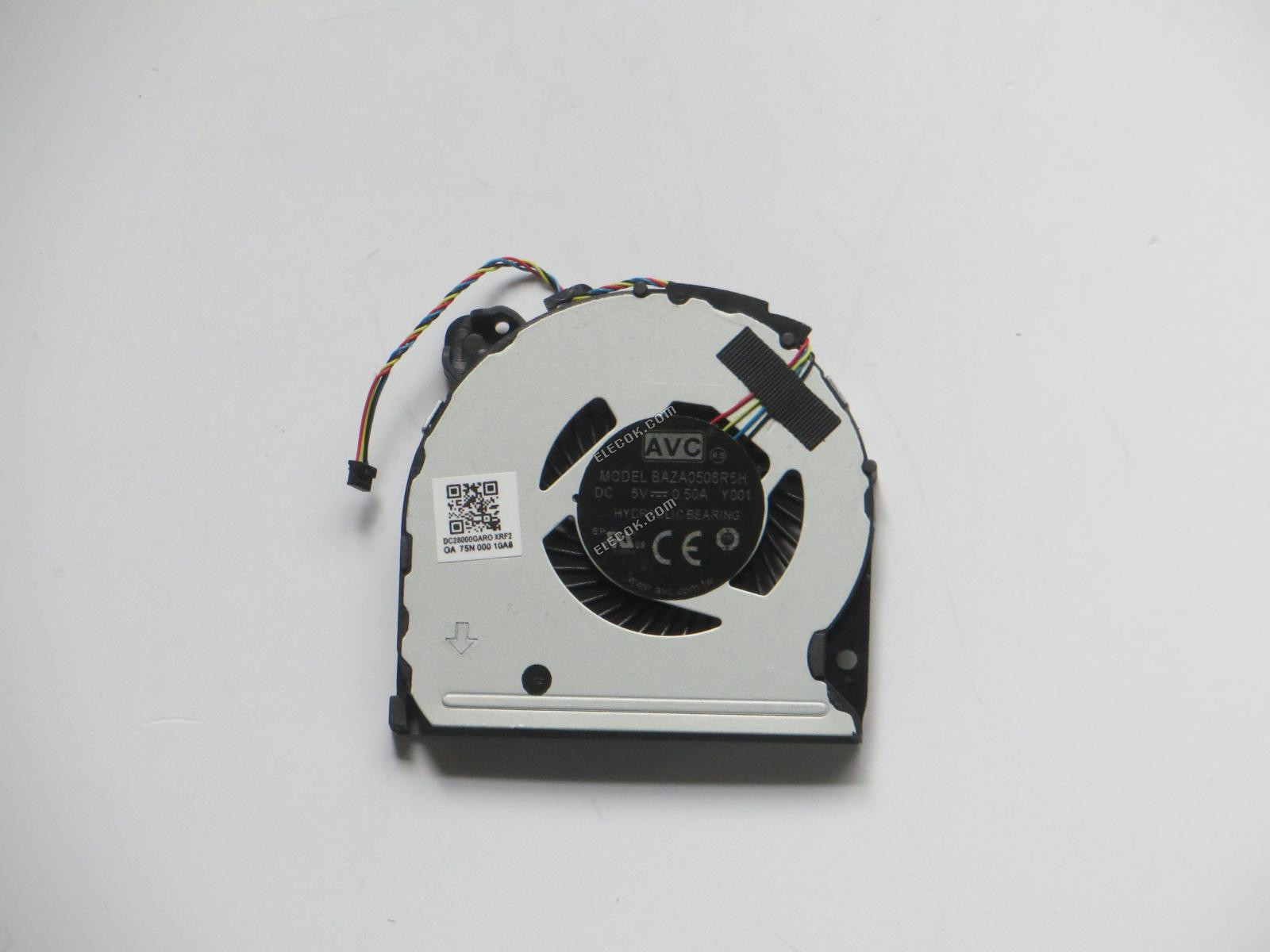 AVC BAZA0506R5H Kühllüfter BAZA0506R5H Y001 5V 0.50A 4 drähte kühllüfter 