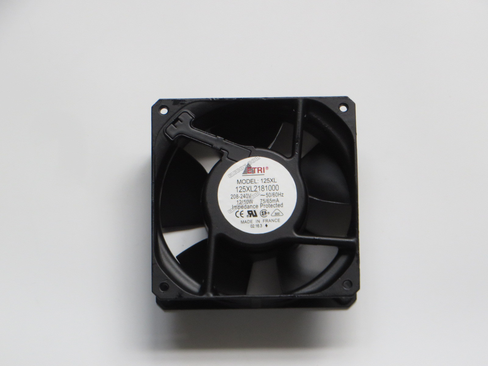 ETRI 125XL2181000 208/240V 75/65mA 12/10W ventilator 