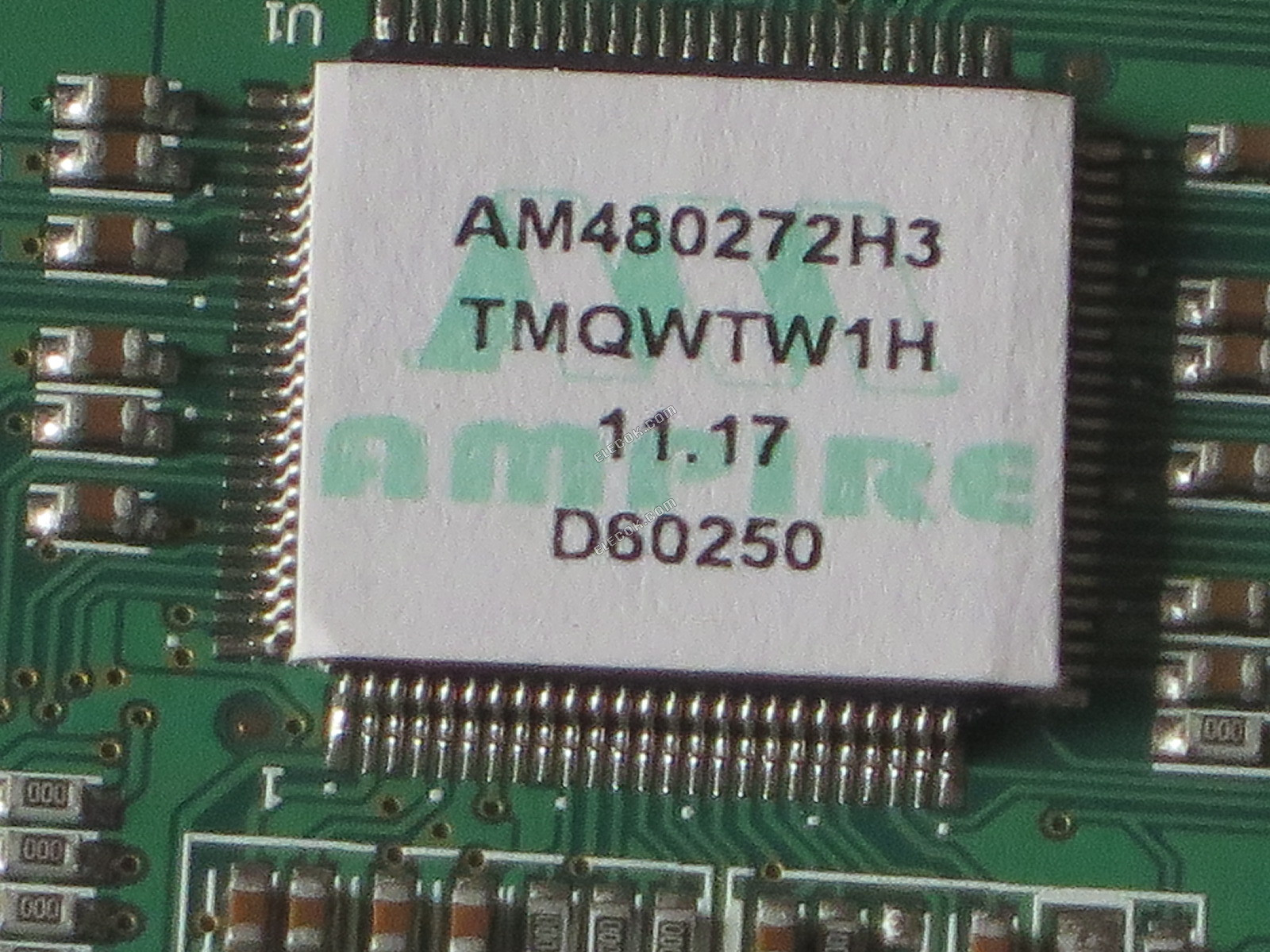 AM480272H3 AMPIRE 4.3" A-si TFT-LCD, Panel Without Touch 