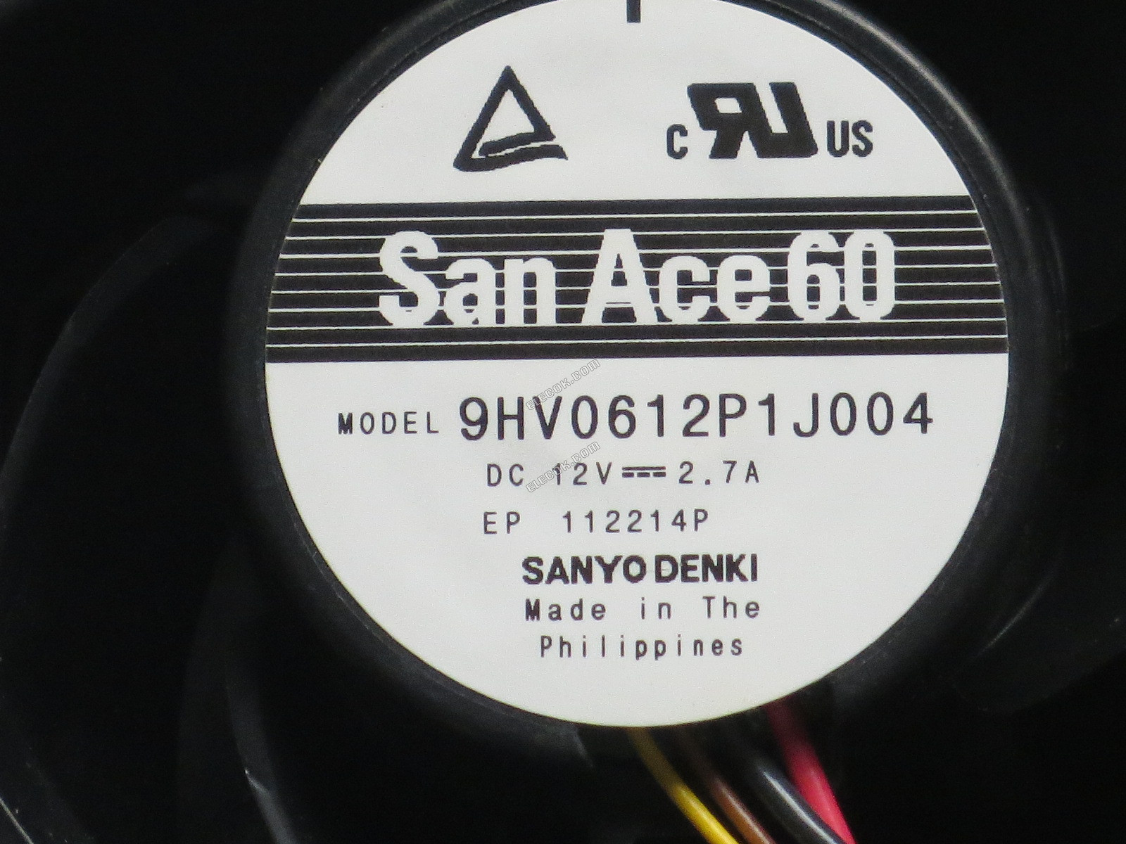 Sanyo 9HV0612P1J004 12V 2.7A 4wires Cooling Fan 