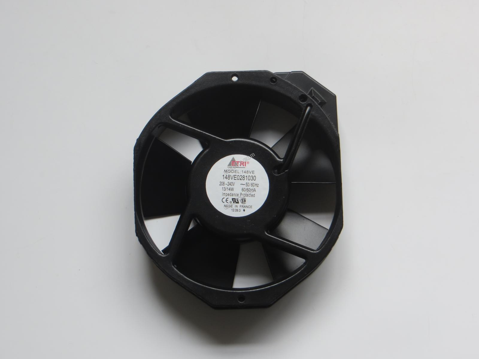 ETRI 148VE0281030 208/240V 60mA 13/14W ventilador 
