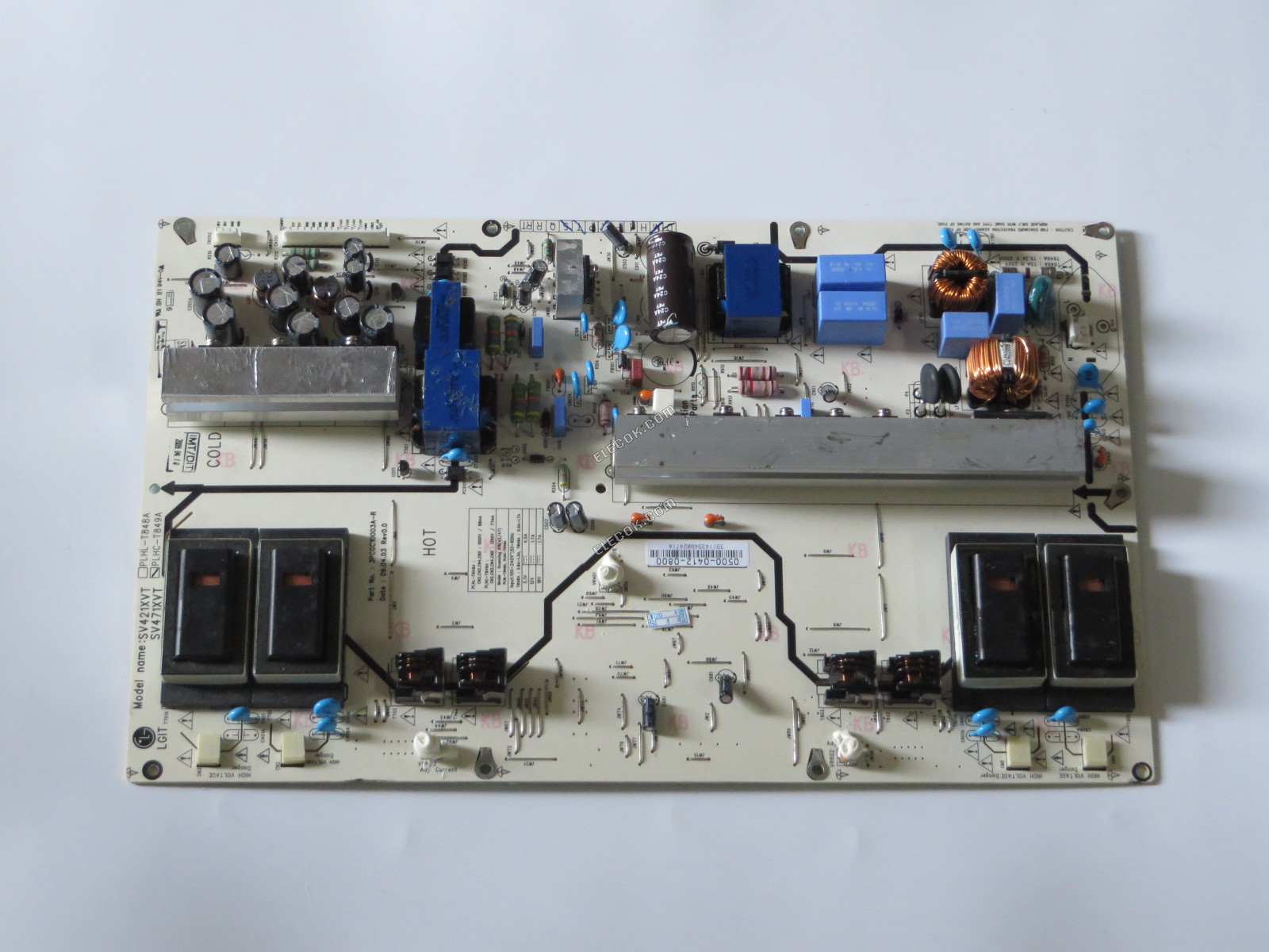 3PCGC10003A-R, PLHC-T849A Vizio 0500-0412-0800 LIPS, 中古品