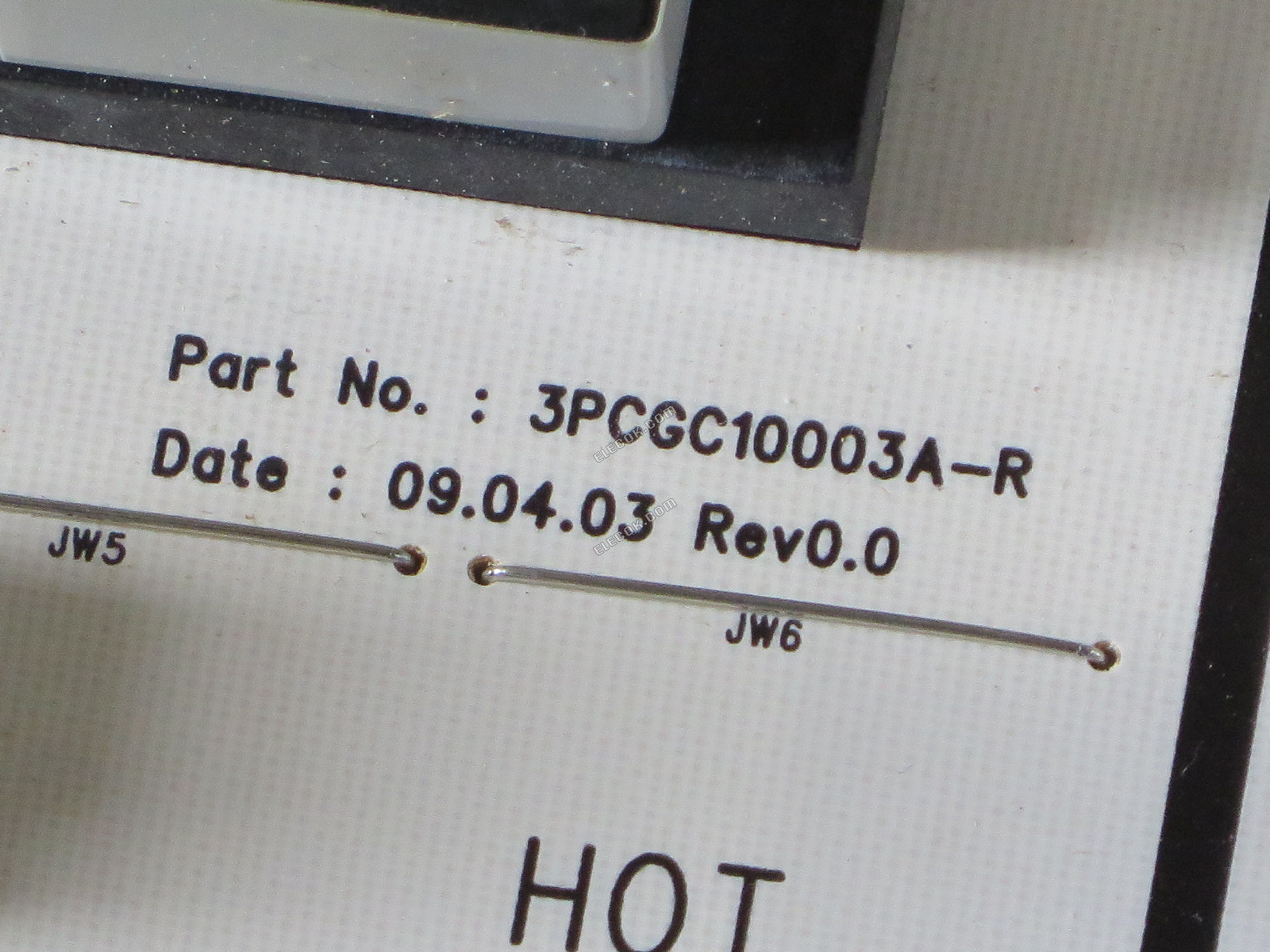 3PCGC10003A-R, PLHC-T849A Vizio 0500-0412-0800 LIPS, 中古品