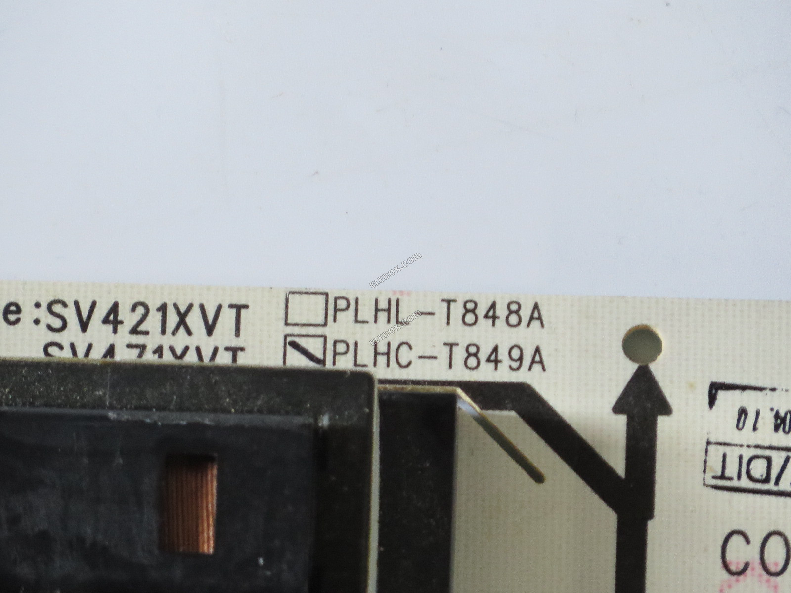 3PCGC10003A-R, PLHC-T849A Vizio 0500-0412-0800 LIPS, 中古品