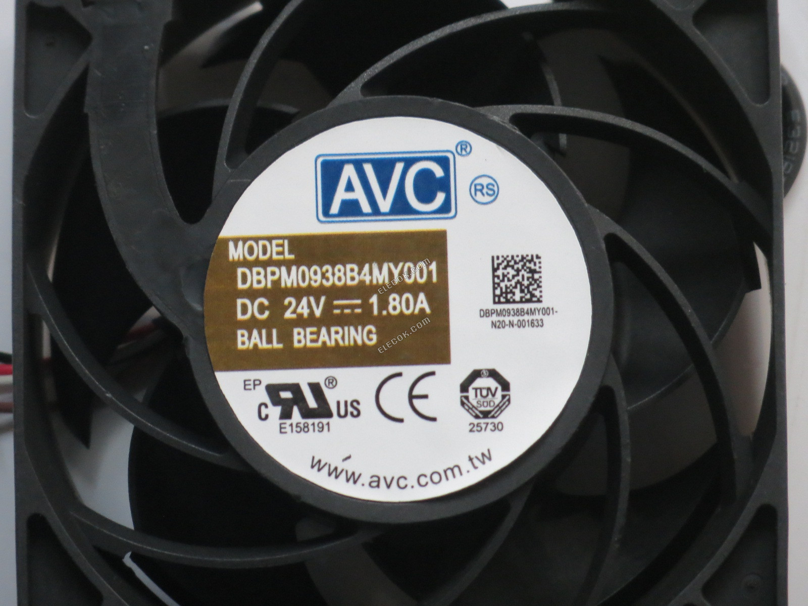 AVC DBPM0938B4MY001 24V 1.8A 4wires Cooling Fan 