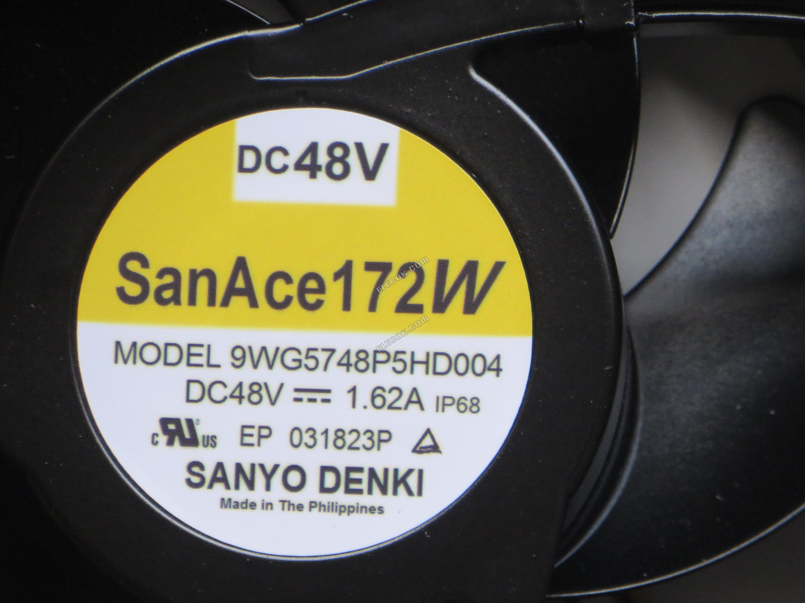 SANYO 9WG5748P5HD004 48V 1.62A 4wires Cooling Fan, refurbished 