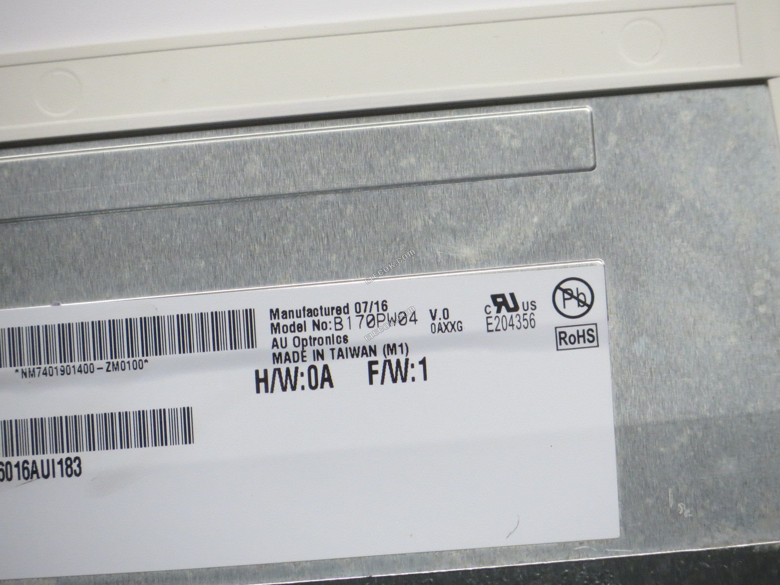 B170PW04 V0 AUO 17.0" a-Si TFT-LCD πάνελ 