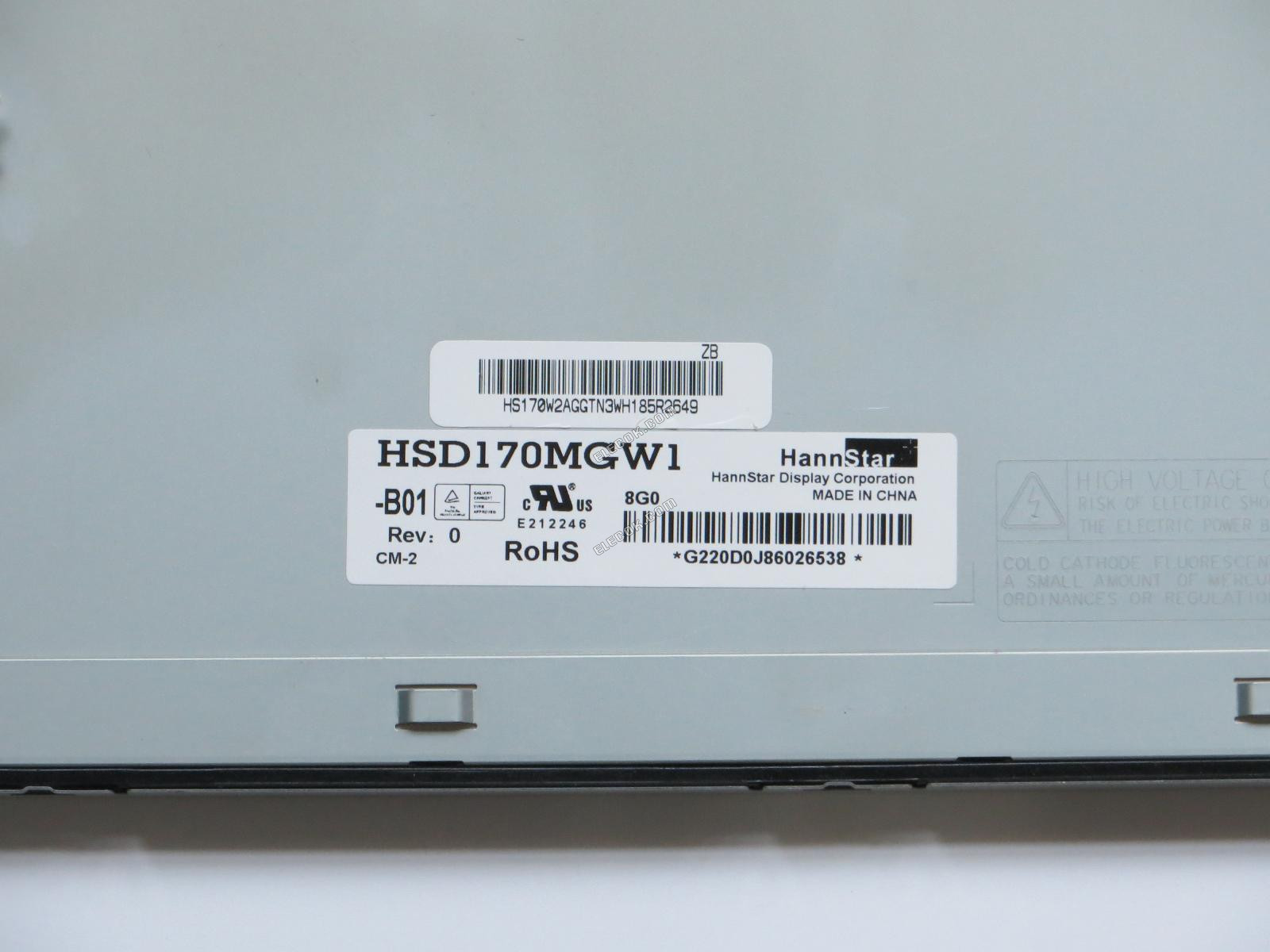 HSD170MGW1-B01 HANNSTAR 17.0" LCD-Panel 
