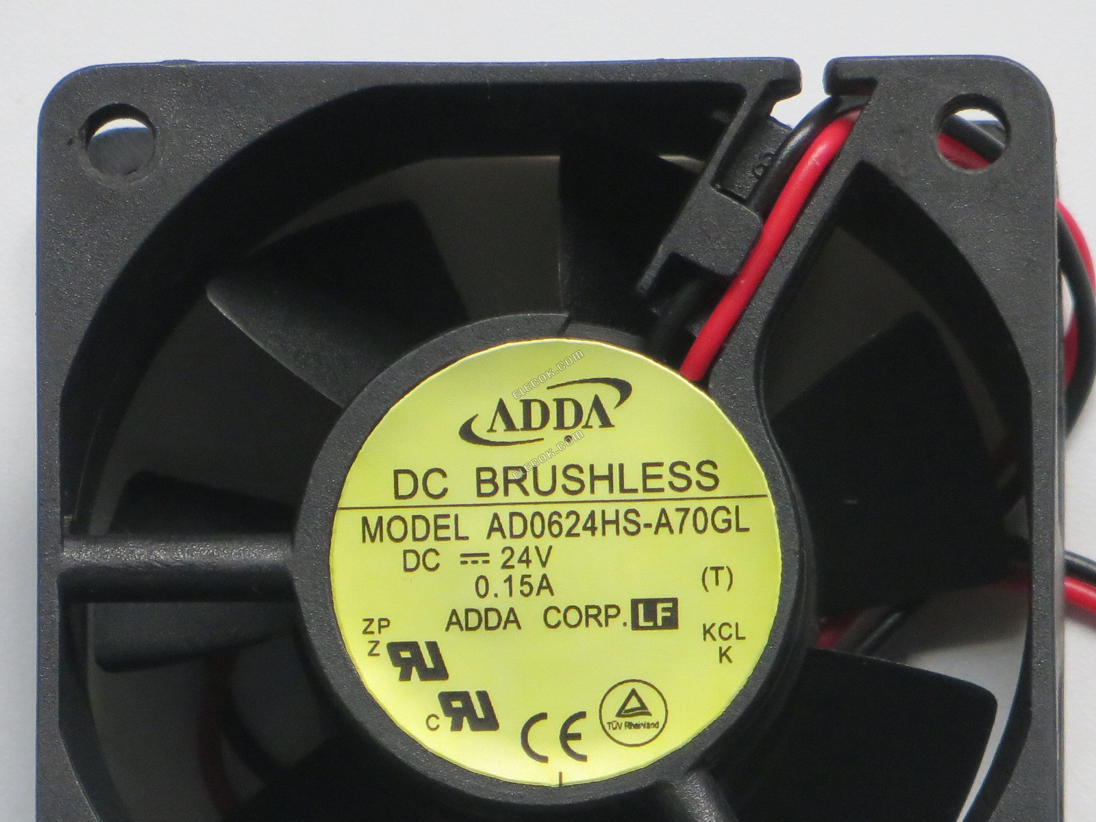 ADDA AD0624HS-A70GL 24V 0.15A 2wires Cooling Fan-square shape 