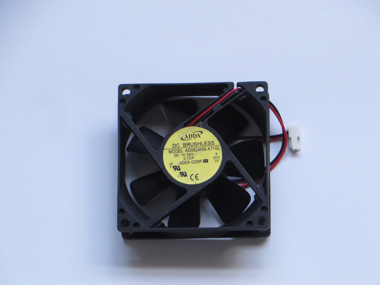 ADDA AD0824MS-A71GL 24V 0.1A 2.4W 2wires Cooling Fan 