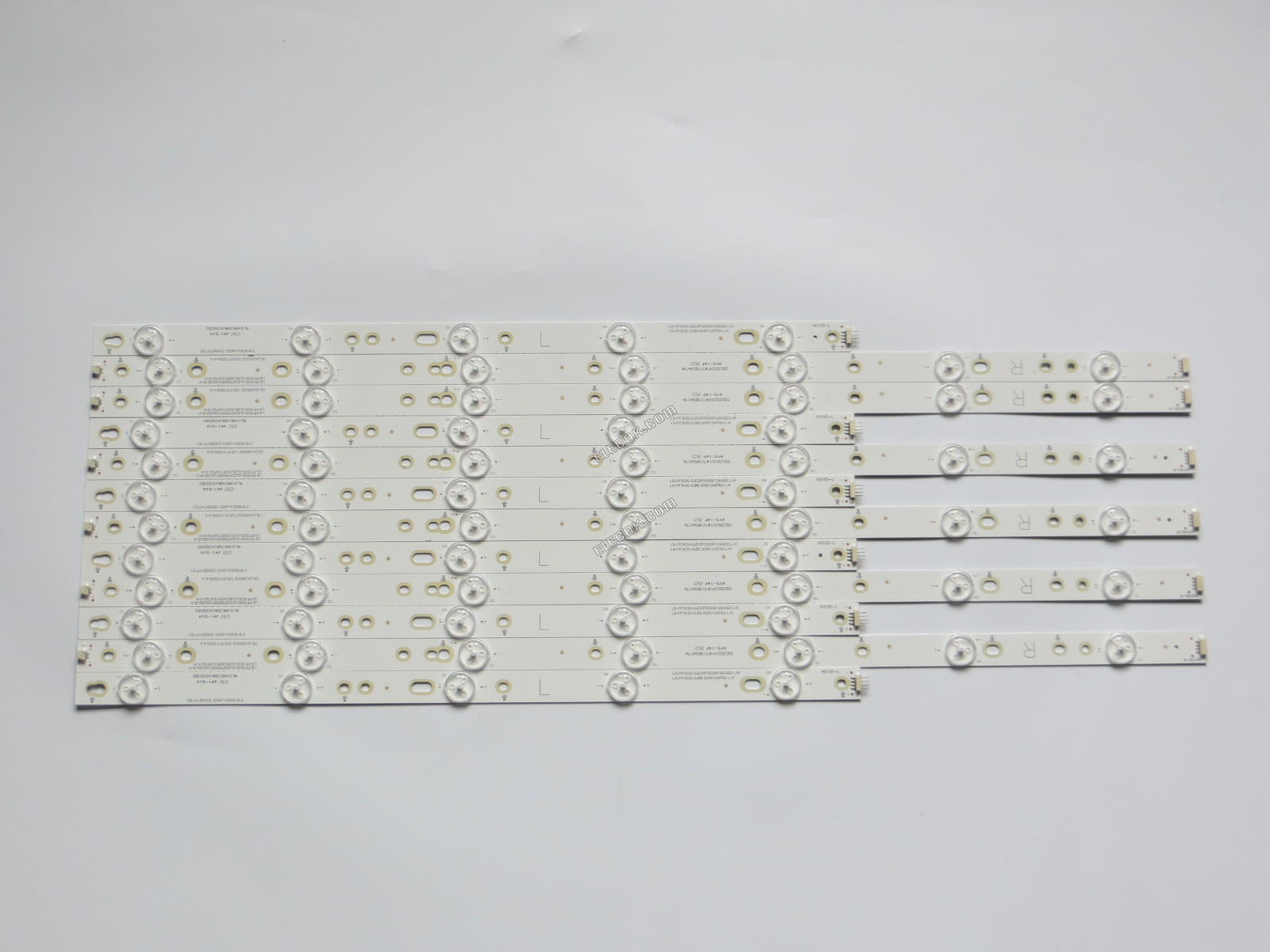 Philips CEJJ-LB500Z-12S1P-M2835-V CEJJ-LB500Z-12S1P-M2835-W LED Backlight Strips for 50PUF6061/T3 - 12 Strips,substitute