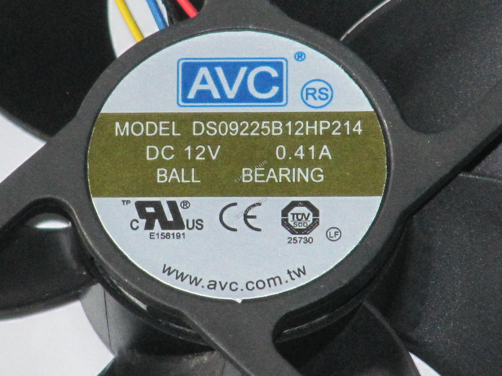AVC DS09225B12HP214 12V 0.41A 4wires cooling fan 