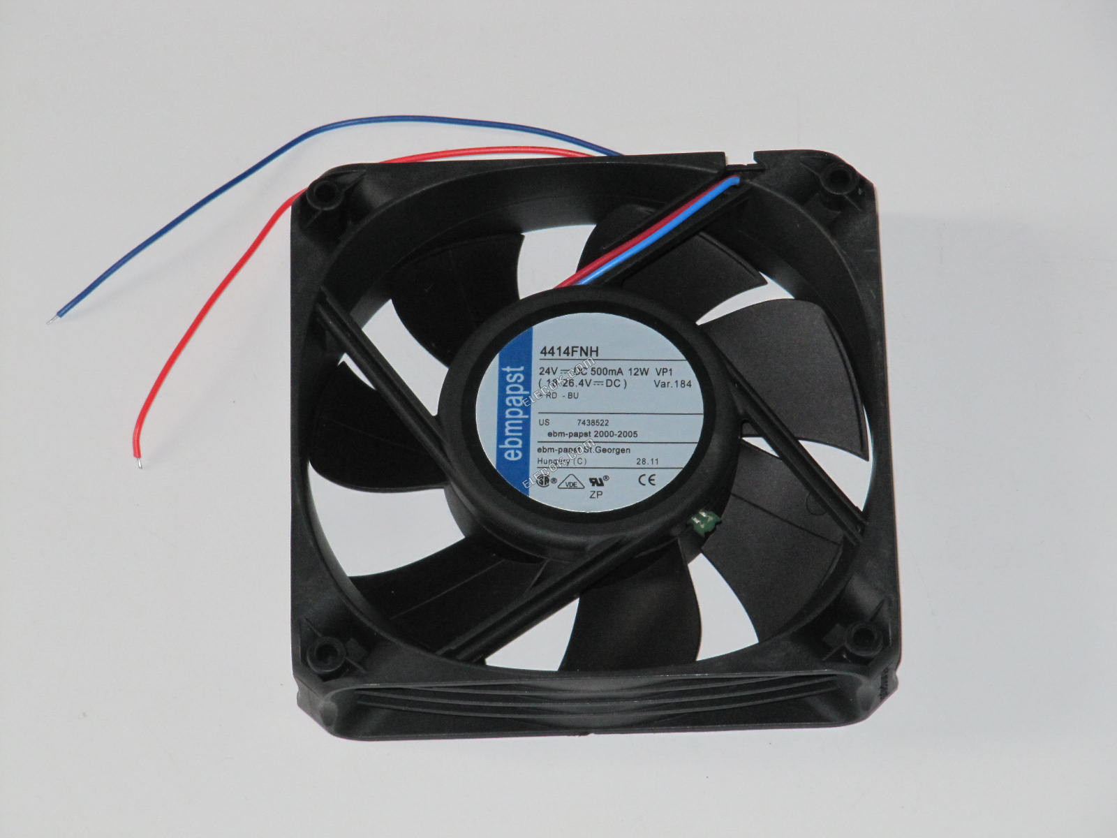 EBM-Papst 4414FNH 24V 500MA 12W 2線冷却ファン