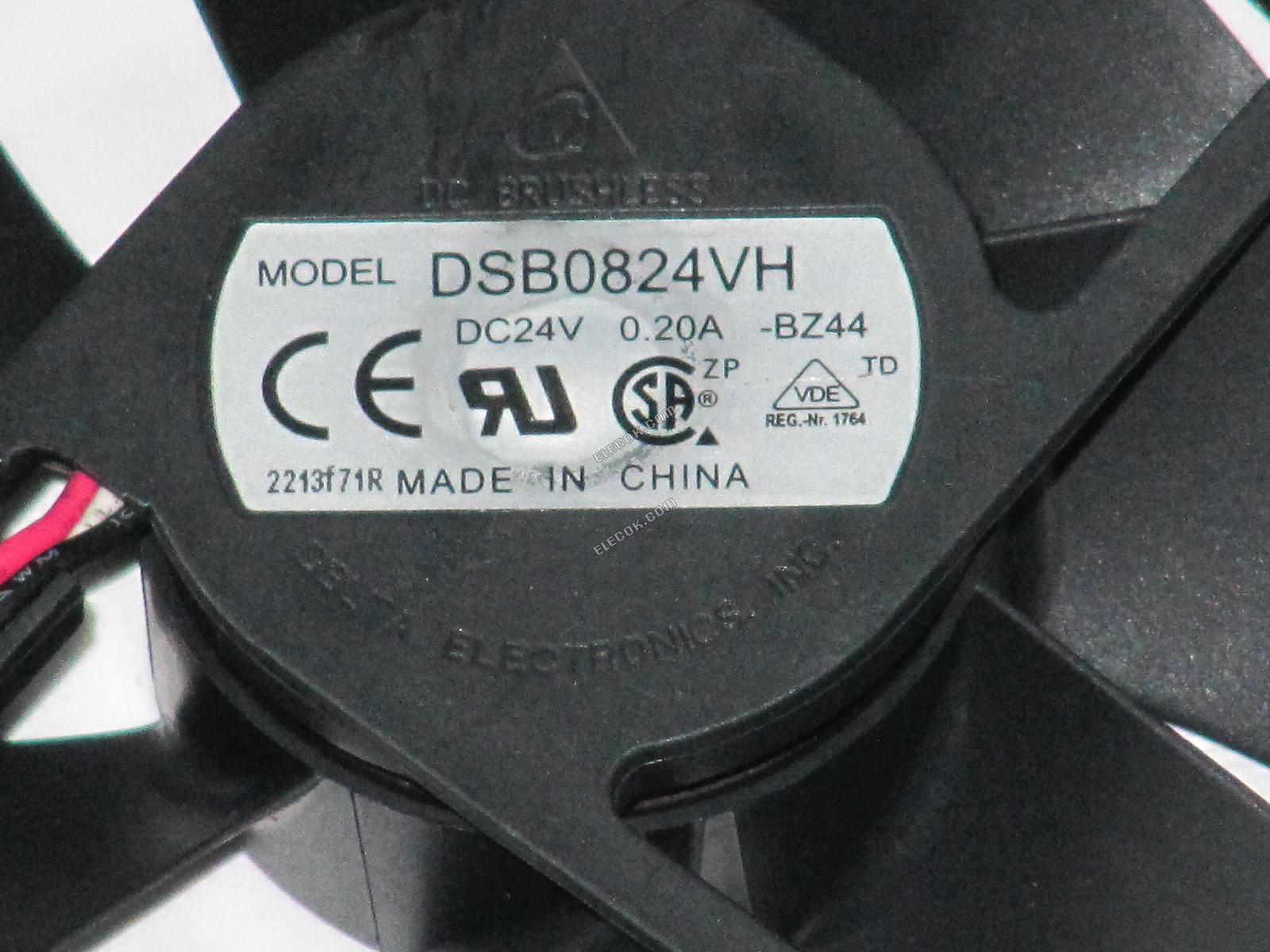 DELTA DSB0824VH 24V 0.20A 3 ledninger køleventilator 