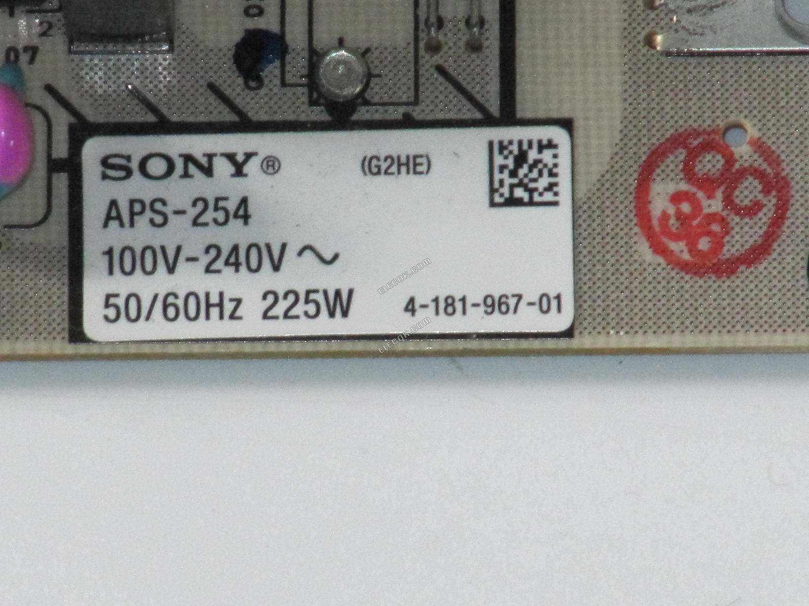 APS-254 Sony 전원 공급 장치, 중고 