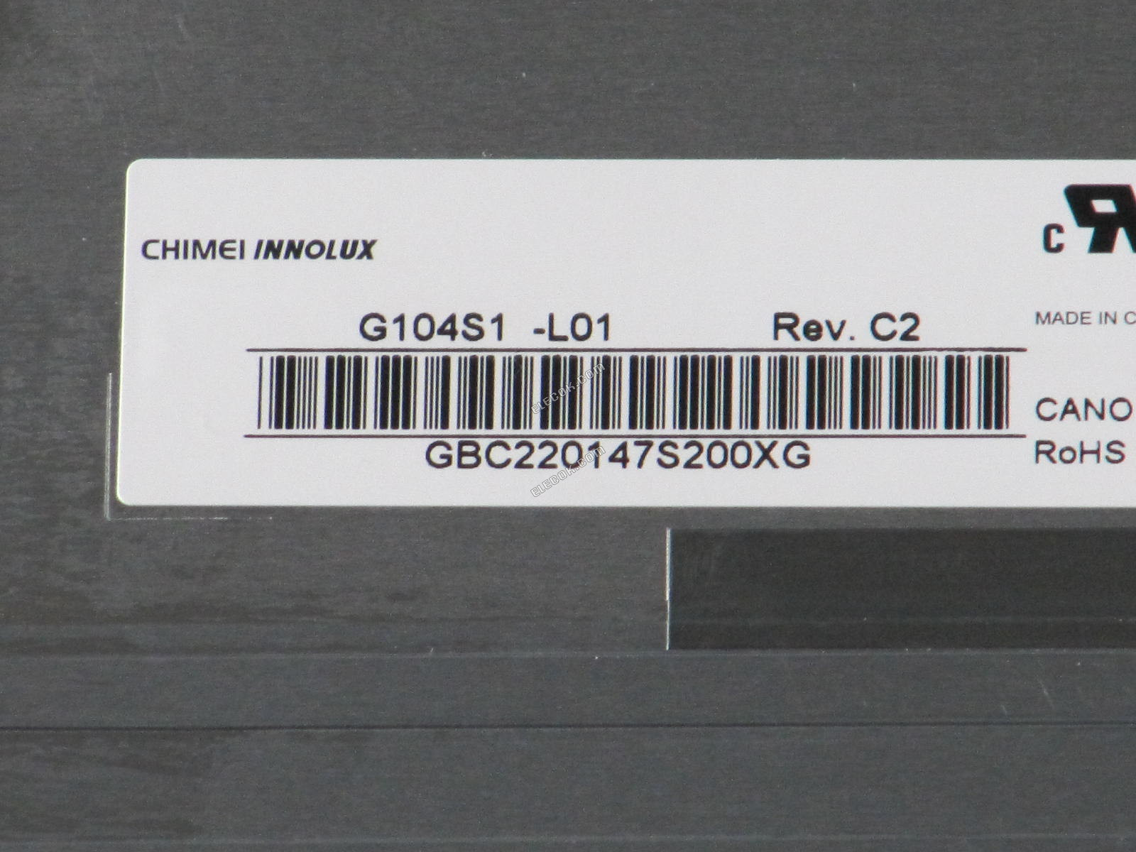 G104S1-L01 CHIMEI INNOLUX 10.4" A-si TFT-LCD Panel without touch screen, Inventory New 