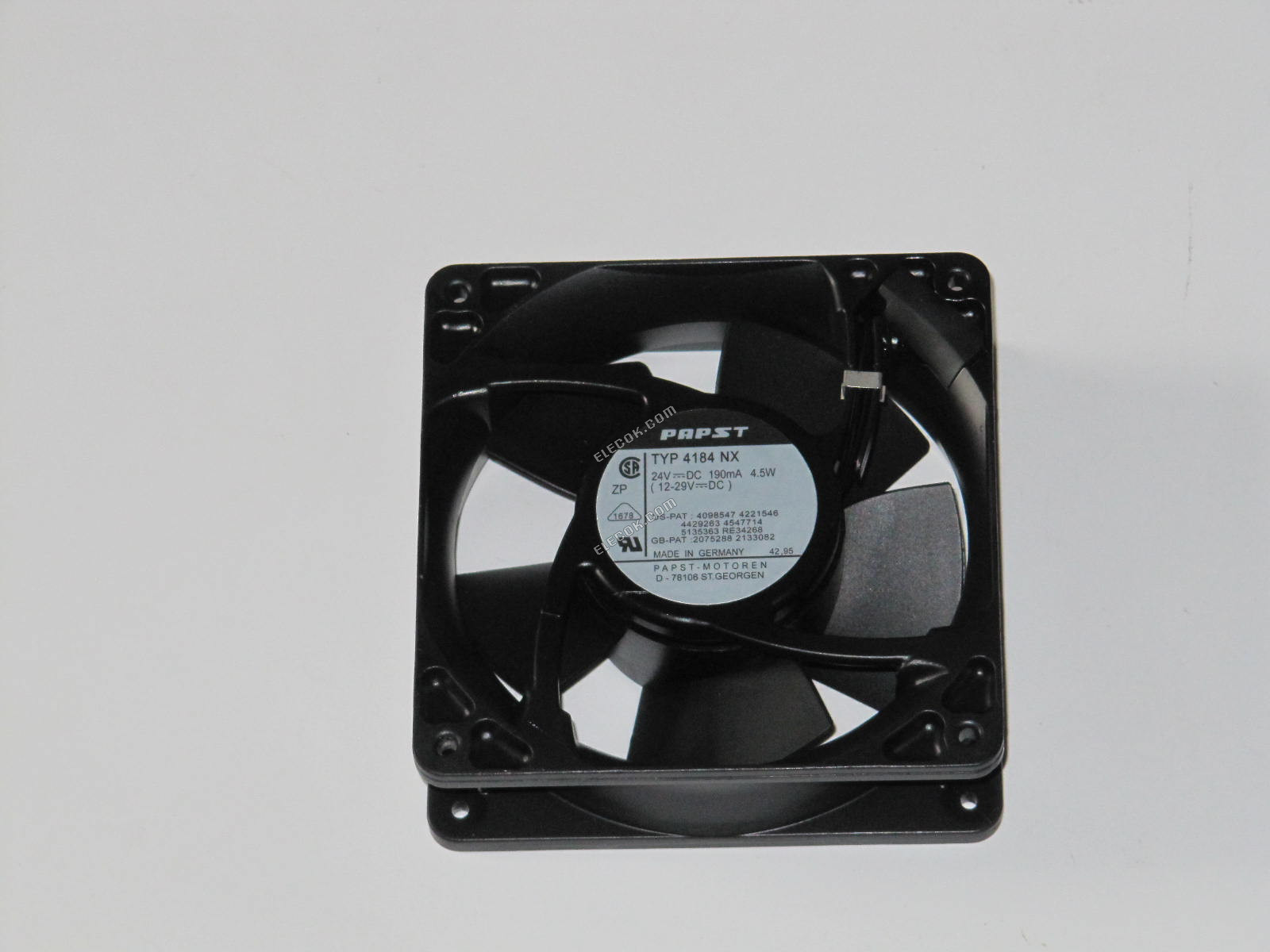 Ebmpapst TYP 4184NX 24V 190ma 4.5W 2wires cooling fan 