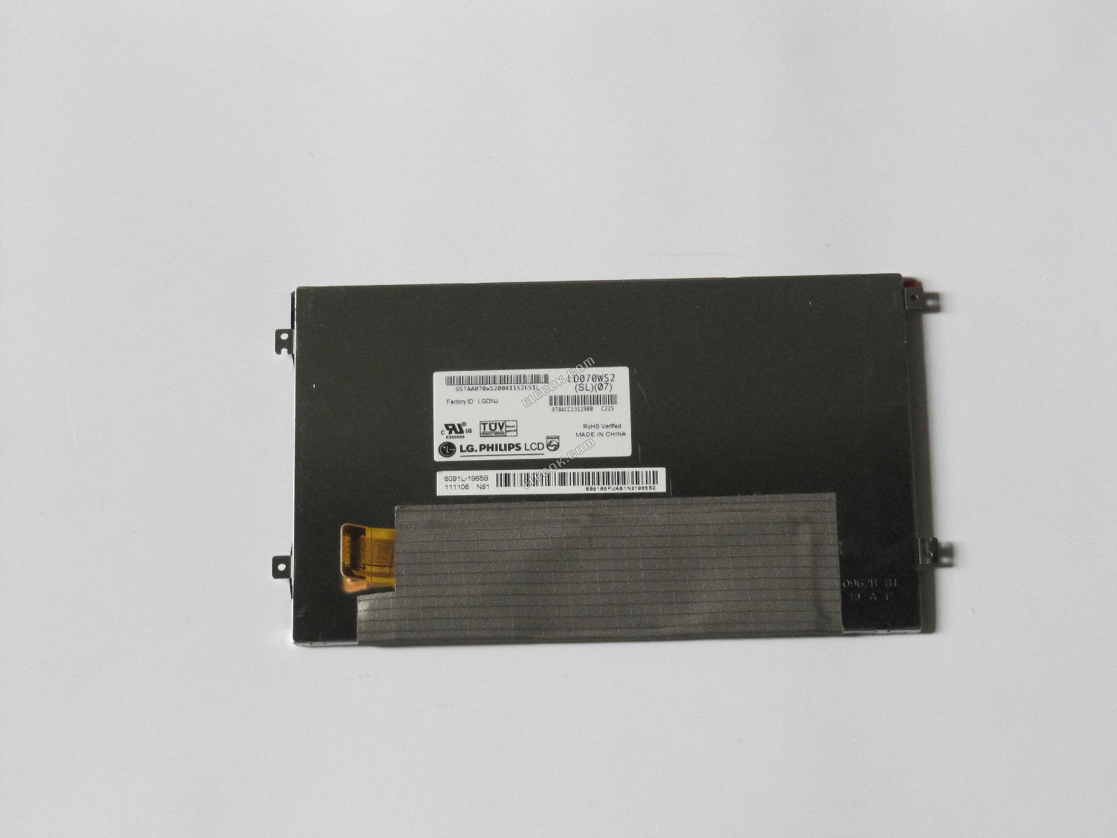LD070WS2-SL07 LG Display 7.0" a-Si TFT-LCD Panneau male connecteur 
