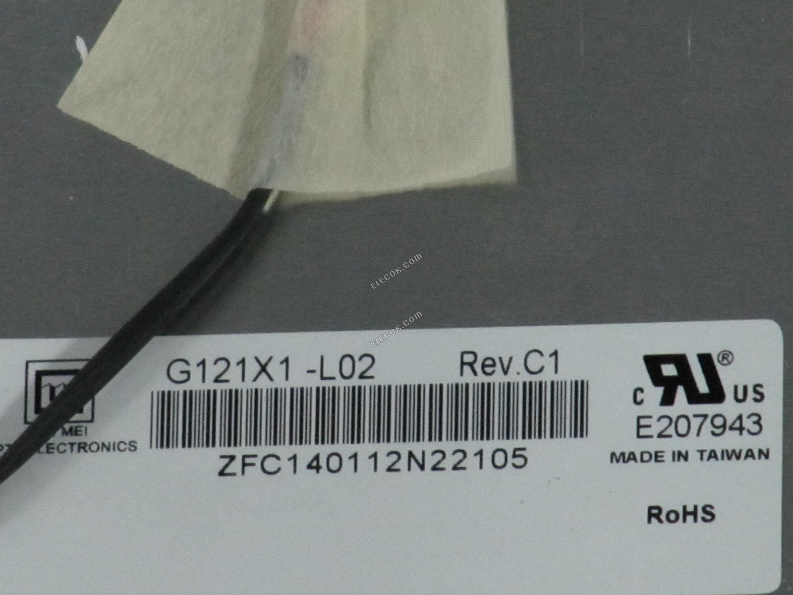 G121X1-L02 CMO 12.1" A-si TFT-LCD Panel 