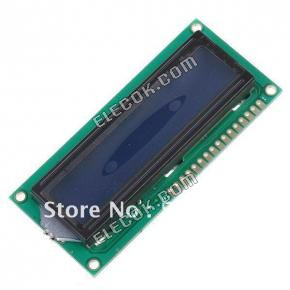 CHARACTER LCD MODULE DISPLAY LCM 1602 16X2 HD44780 BLUE Backlight 