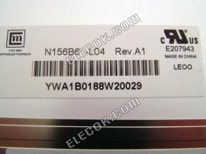 N156B6-L04 CMO 15.6" A-si TFT-LCD Panel 