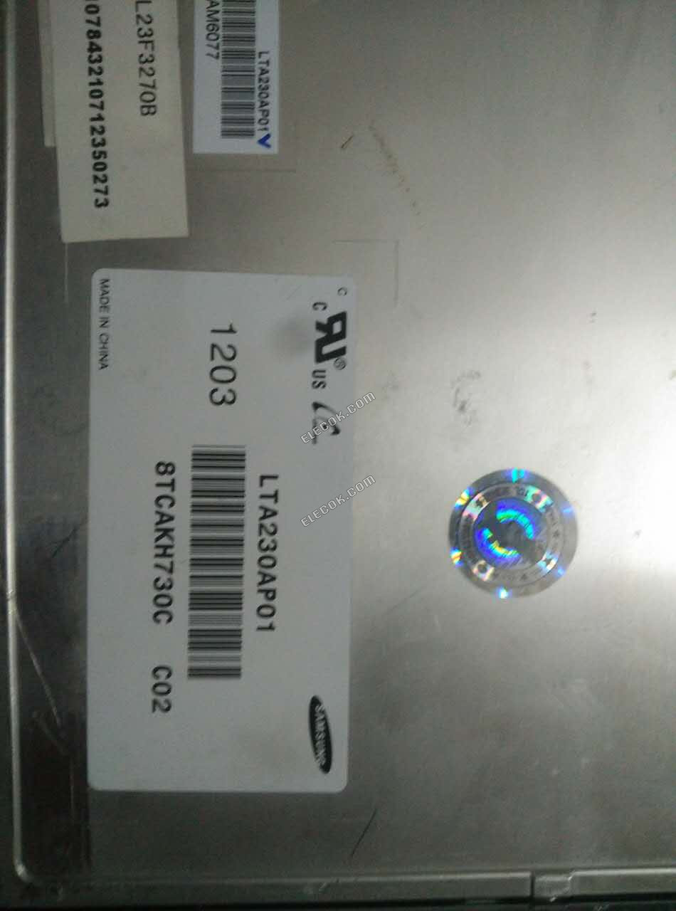 LTA230AP01 SAMSUNG 23.0" A-si TFT-LCD Panel 