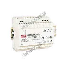 DR-100-12 100W 12V7.5A Output Class II DIN Rail Mount Switching Power Supply Meanwell