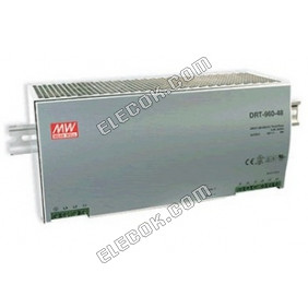 DRT-960-48 960W 48V20A three-phase input DIN rail power supply with PFC