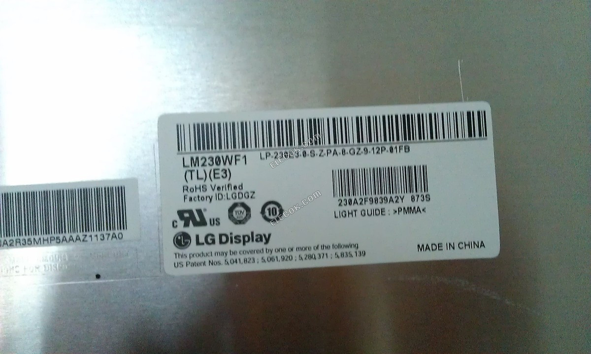 LM230WF1-TLA3 LG Display 23.0" a-Si TFT-LCD 패널 