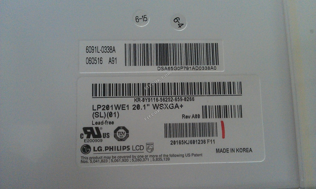 LP201WE1-SL01 Lg.philips Lcd 20.1" A-si TFT-LCD Panel 