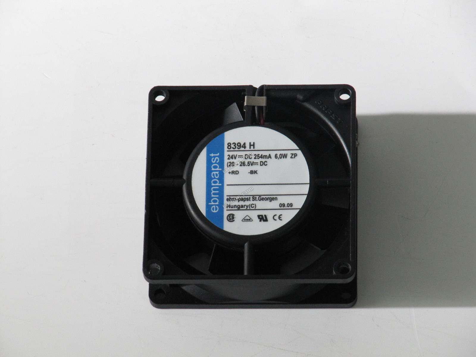 ebm-papst 8394H 24V DC 254ma 6.0w Cooling Fan with socket connection 