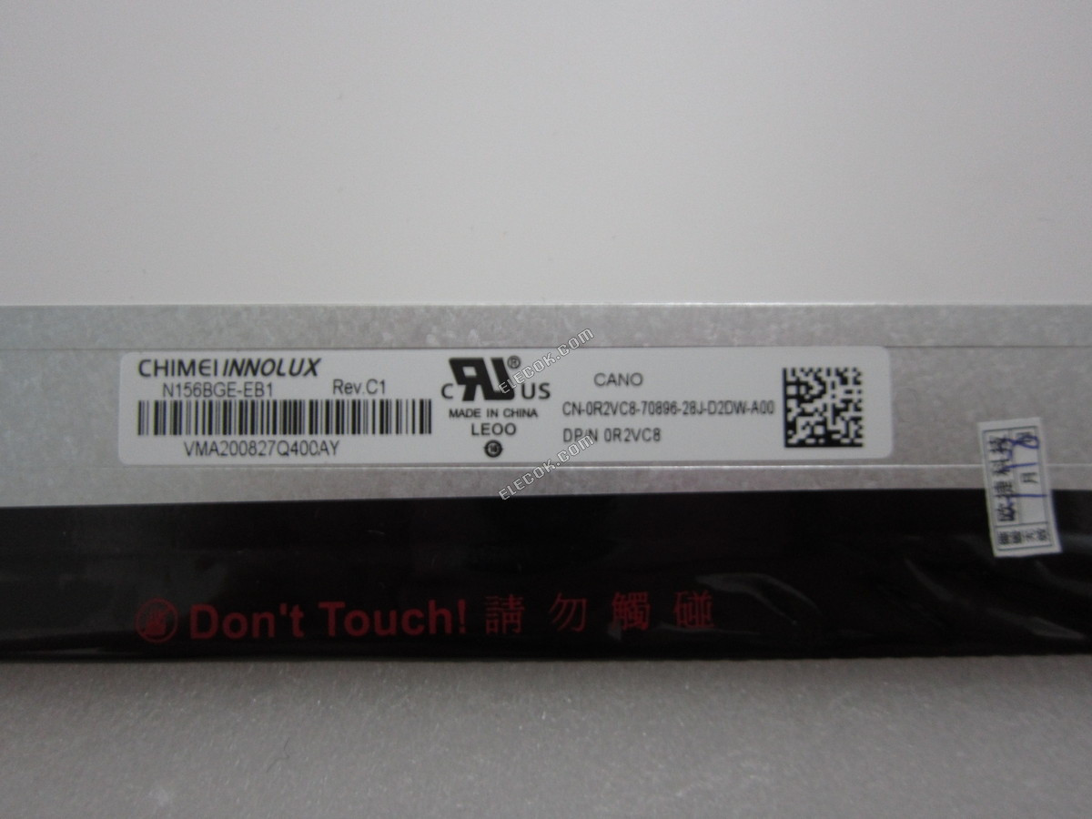 N156BGE-EB1 CHIMEI INNOLUX 15,6" a-Si TFT-LCD πάνελ 