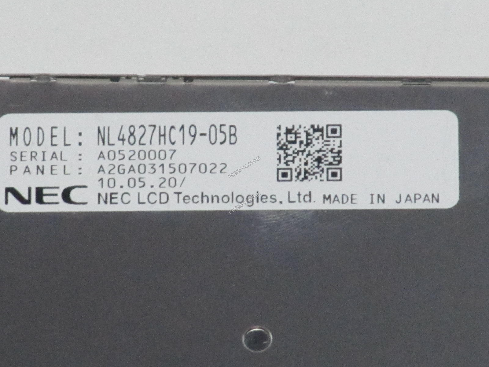 NL4827HC19-05B NEC 4,3" A-Si TFT-LCD-Panel 