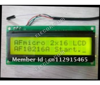 LCD モジュール40-PIXEL CHARACTERS 8H*5W ASCII DEC 32-127 STN, YG, BULE &AMP; GREY LED 