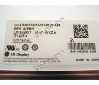 LP154WX7-TLB1 Lg Display 15.4" A-si TFT-LCD Panel 