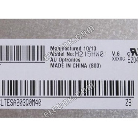 M215HW01 V6 AUO 21,5" a-Si TFT-LCD πάνελ 