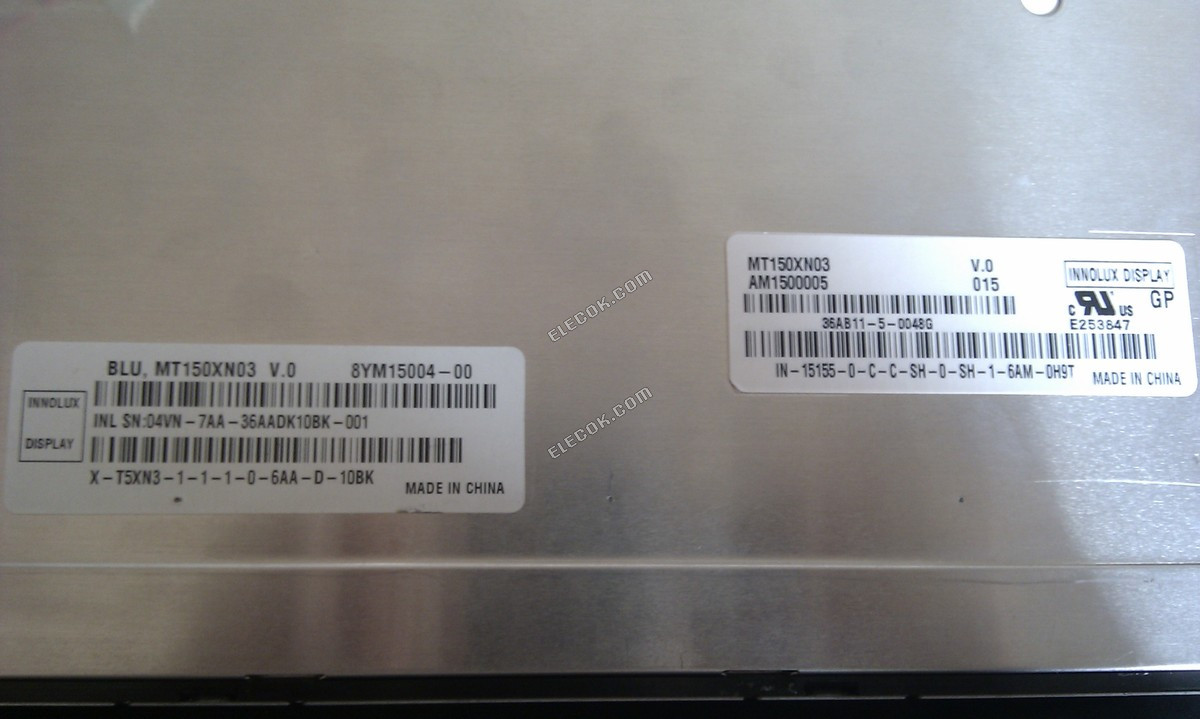 MT150XN03 V0 INNOLUX 15.0" a-Si TFT-LCD Panel 