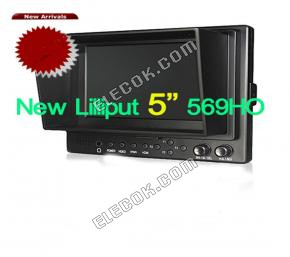 新しいモデルPANASONIC 5" LCD ビデオCAMERA モニターとHDMI &AMP; YPBPR 入力そしてHDMI &AMP; ビデオOUTPUT. 569GL-50NP/HO/Y DV 