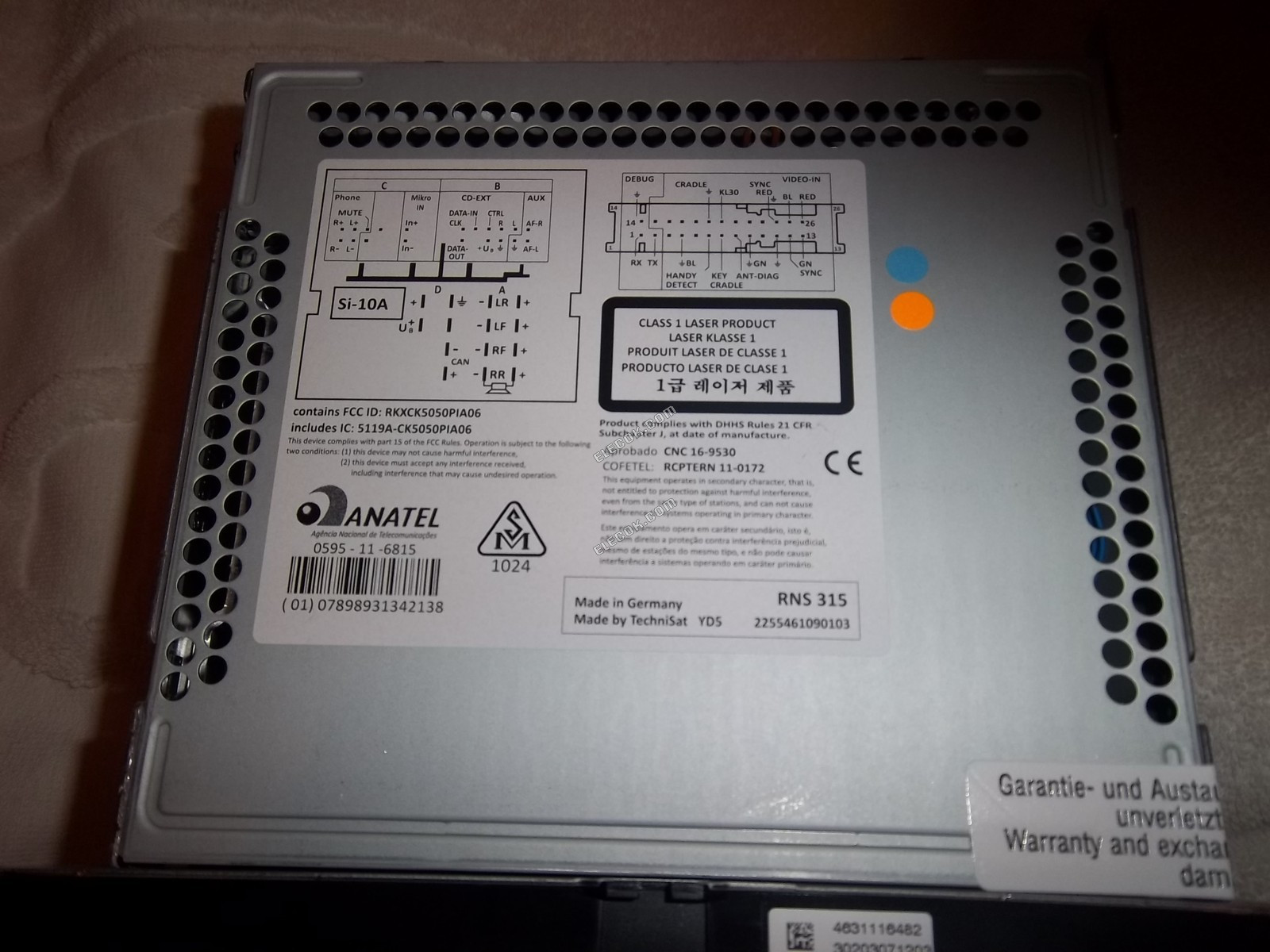 RNS315 Radio navigation system