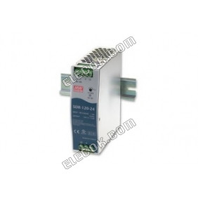 SDR-120-48 120W 48V2.5A high efficiency, high PF DIN rail mount power supply Mean Well