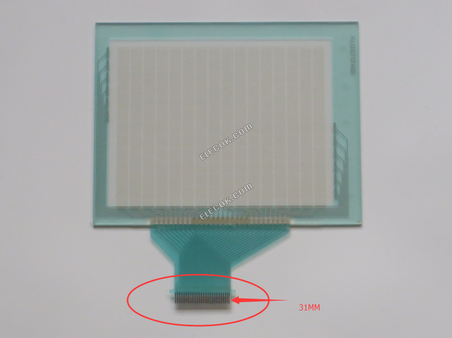 Touch Screen Glass TP-3108 S3, replacement connector 31MM 