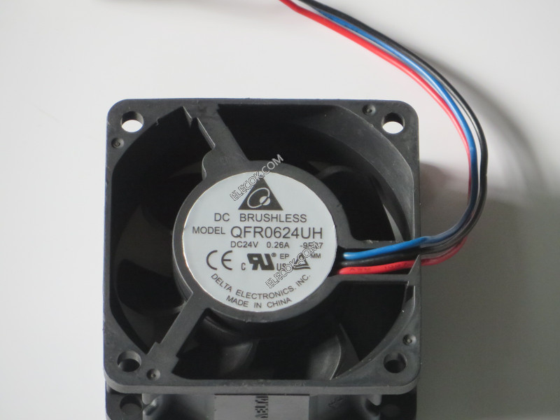 DELTA QFR0624UH 24V 0,26A 3wires Cooling Fan 