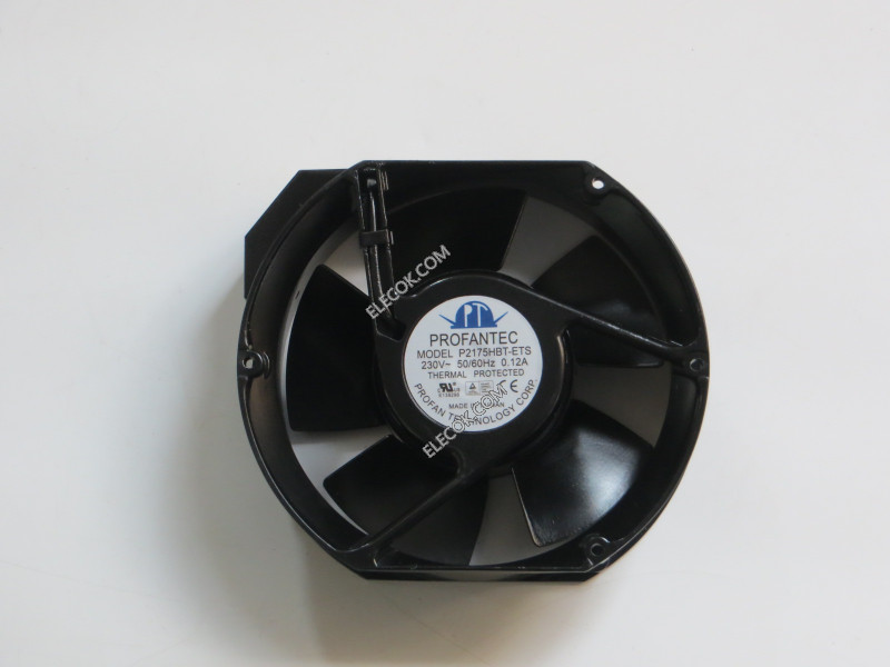 PROFANTEC P2175HBT-ETS 230V 0.12A cooling fan with socket connection, refurbished