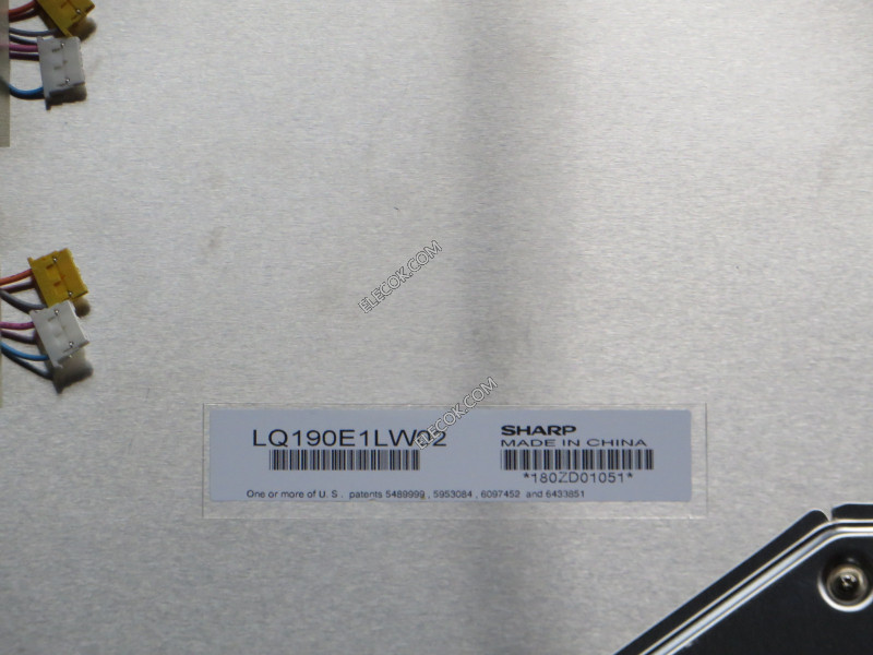 LQ190E1LW02 19.0" a-Si TFT-LCD Painel para SHARP usado 