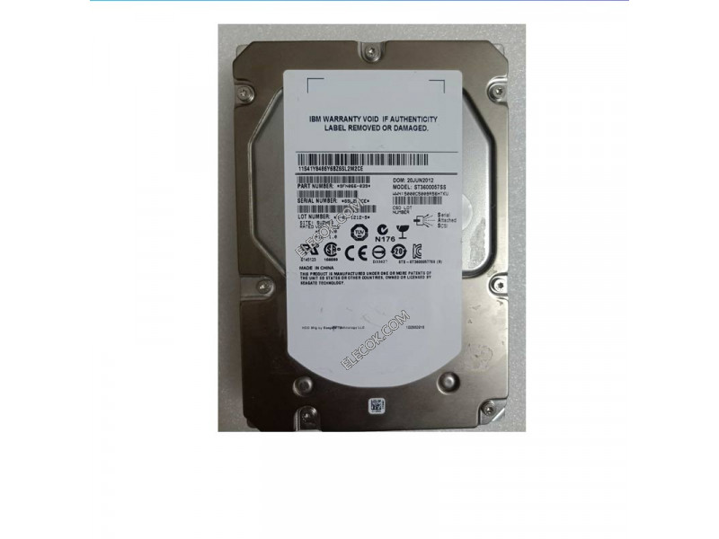 IBM 49Y1866 49Y1870 49Y1869 600G 3.5 inch 15K server storage hard disk SAS