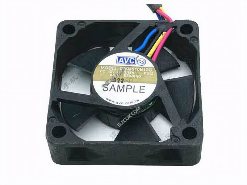 AVC DA03510B12G 12V 0,18A 4 draden Koeling Ventilator 